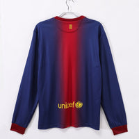Maillot Barcelone Rétro - 2012-2013 Domicile Manches Longues