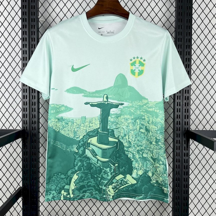 Maillot Brésil green - 25/26 Spécial