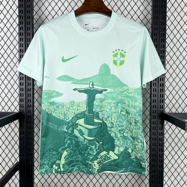 Maillot Brésil green - 25/26 Spécial