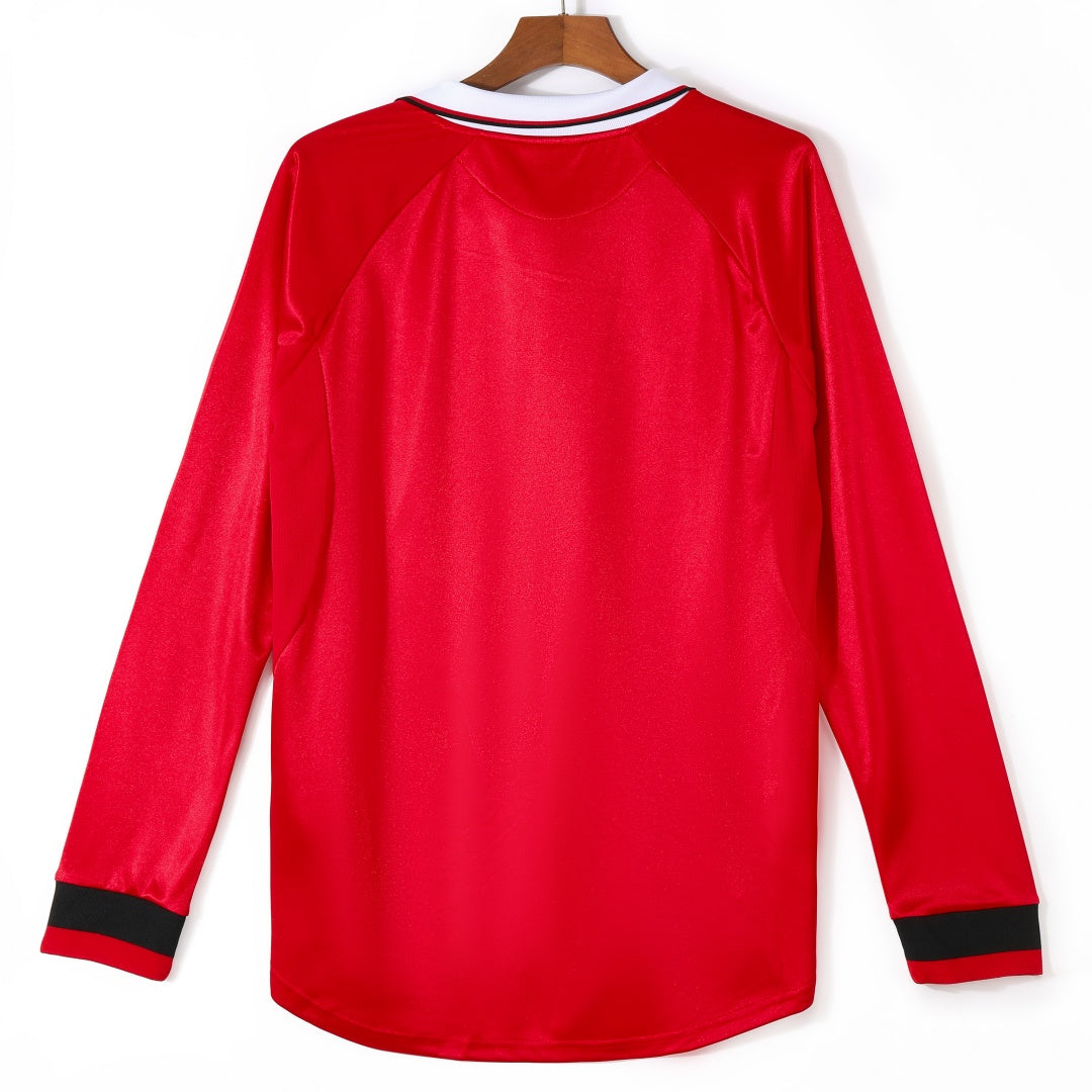 Maillot Manchester United maillot - 1999-2000 Domicile Retro Manches Longues