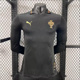 Maillot 25/26 Portugal black player Manches Longues