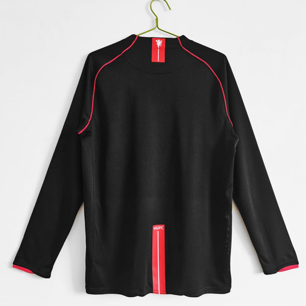 Maillot Manchester United maillot Rétro - 2007 extérieur Manches Longues