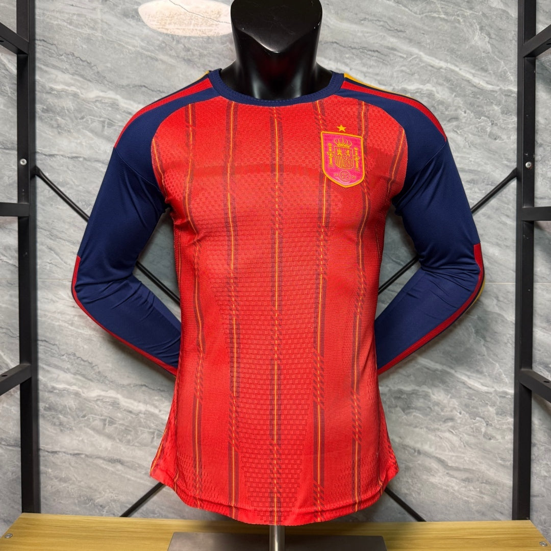 Maillot Espagne - 25/26 Domicile Player Manches Longues