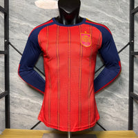 Maillot Espagne - 25/26 Domicile Player Manches Longues