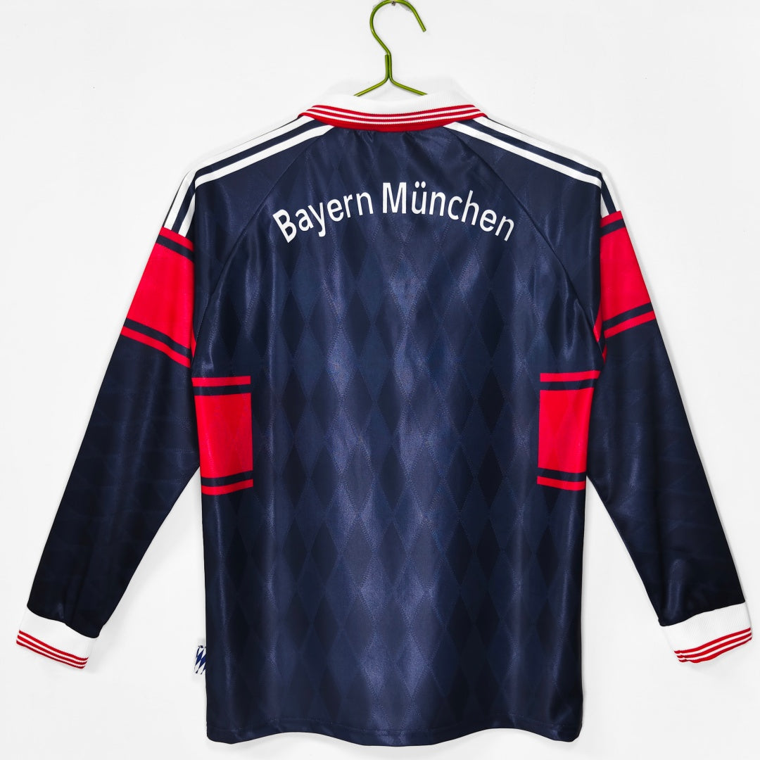 Maillot Bayern Munich - 1997-1999 Domicile Retro Manches Longues