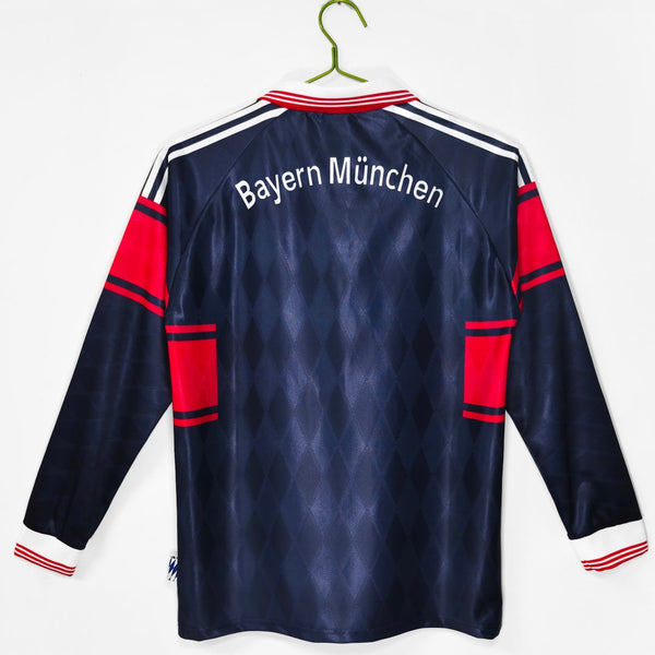 Maillot Bayern Munich - 1997-1999 Domicile Retro Manches Longues