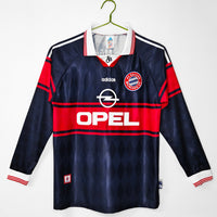 Maillot Bayern Munich - 1997-1999 Domicile Retro Manches Longues