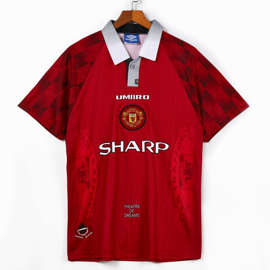 Maillot Manchester - 1996-1997 Domicile Retro