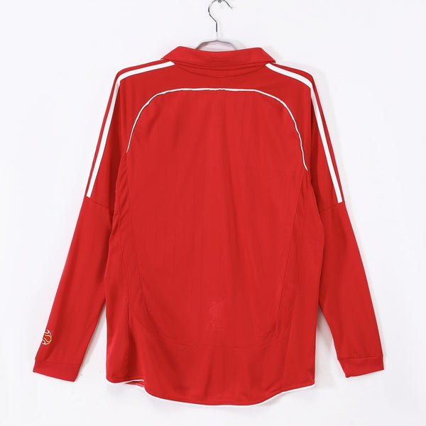 Maillot Liverpool - 2006-2007 Domicile Retro Manches Longues