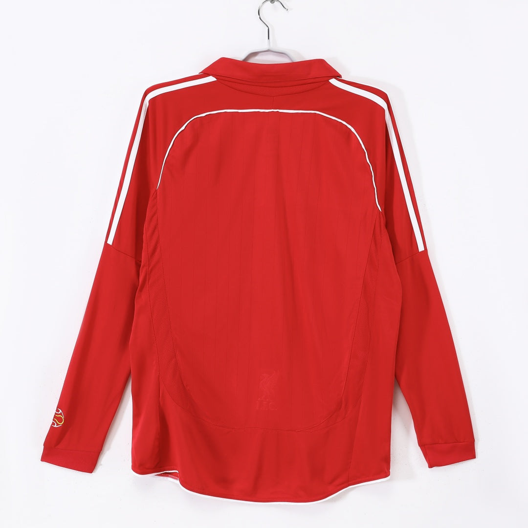 Maillot Liverpool - 2006-2007 Domicile Retro Manches Longues