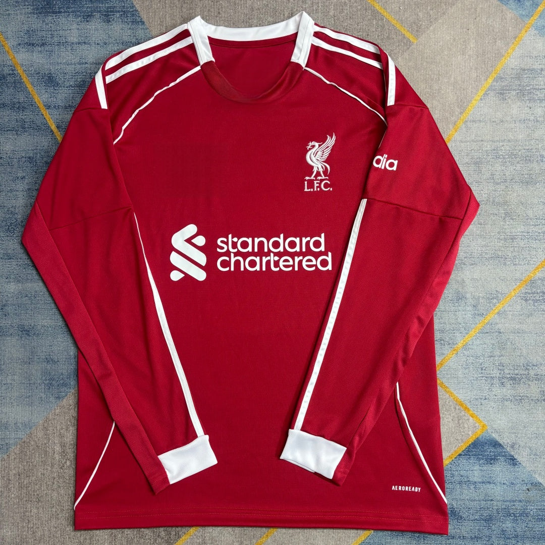 Maillot Liverpool - 25/26 Domicile Manches Longues