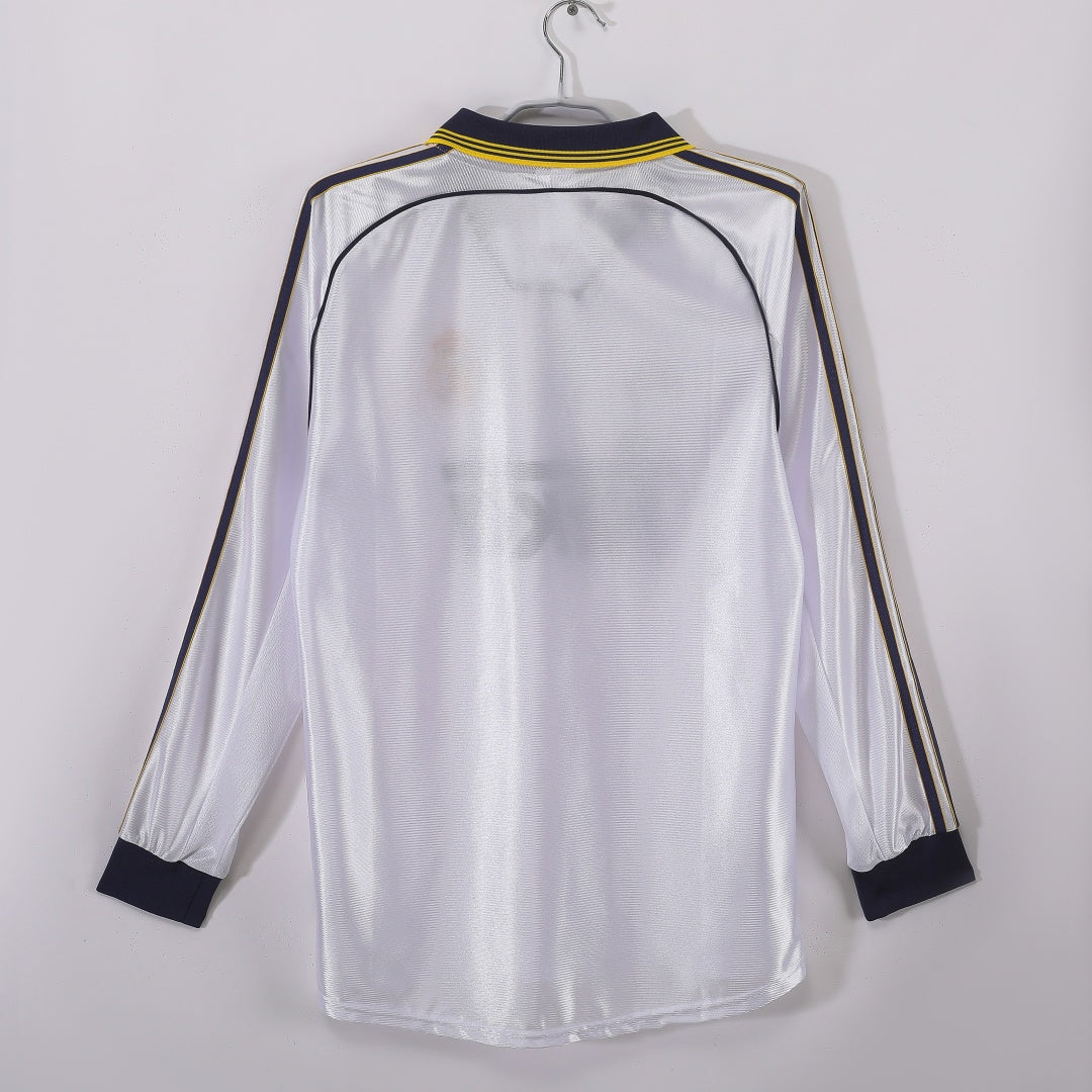 Maillot Real Madrid - 1998-2000 Domicile Retro Manches Longues