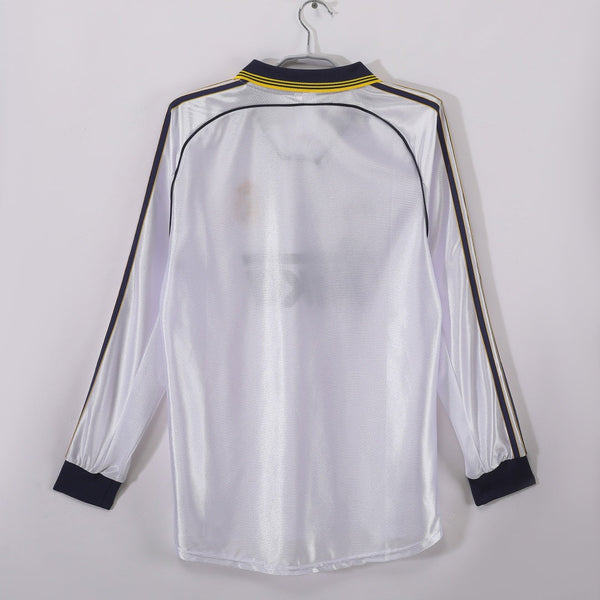 Maillot Real Madrid - 1998-2000 Domicile Retro Manches Longues