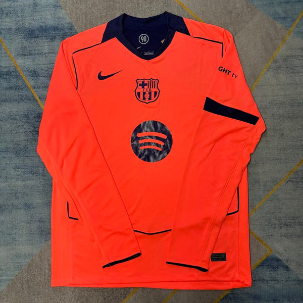 Maillot Barcelone - 25/26 Extérieur Manches Longues