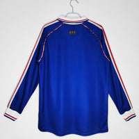 Maillot France - 1998 Domicile Retro Manches Longues
