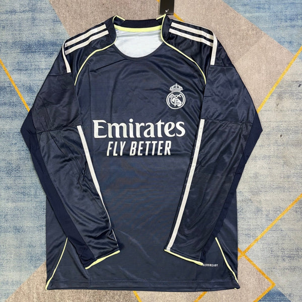 Maillot Real Madrid - 25/26 Extérieur Manches Longues