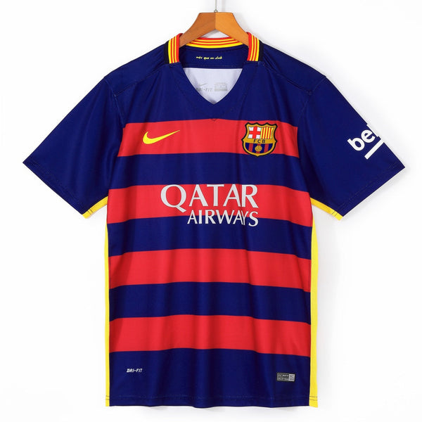 Maillot Barcelone Rétro - 2015-2016 Domicile