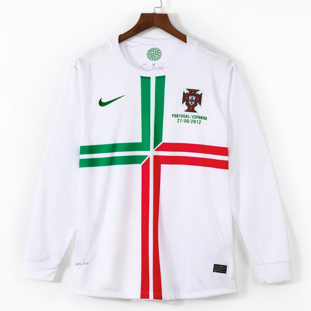 Maillot Portugal maillot - 2011-2012 Extérieur Retro Manches Longues