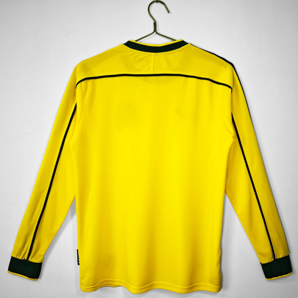 Maillot Brésil Rétro - 1998 Domicile Manches Longues