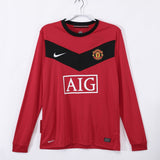 Maillot Manchester United maillot - 2010 Domicile Retro Manches Longues