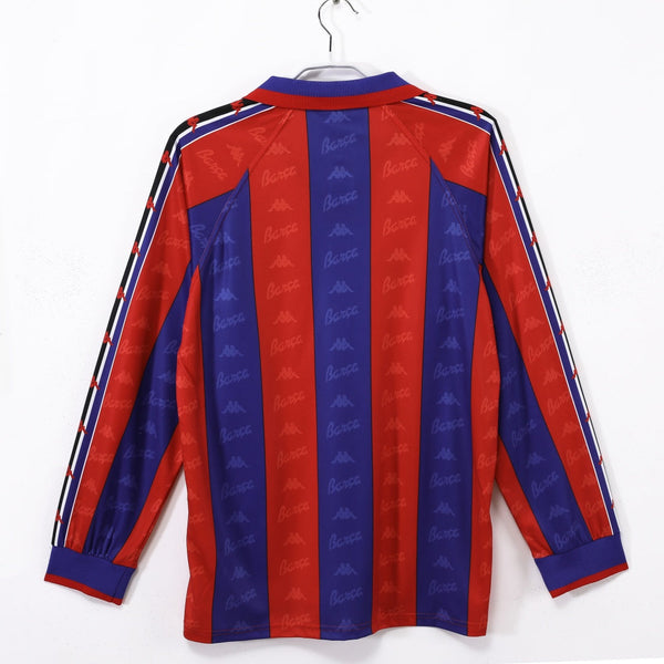 Maillot Barcelone Rétro - 1995-1997 Domicile Manches Longues