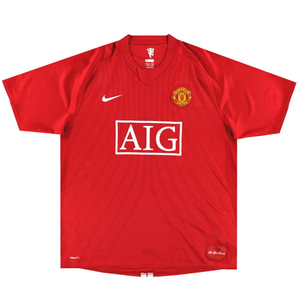 Maillot Manchester United - 2007-08 Domicile